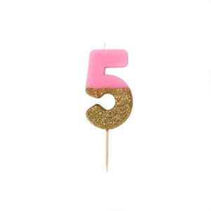 Talking Tables Glitter Candle – 5