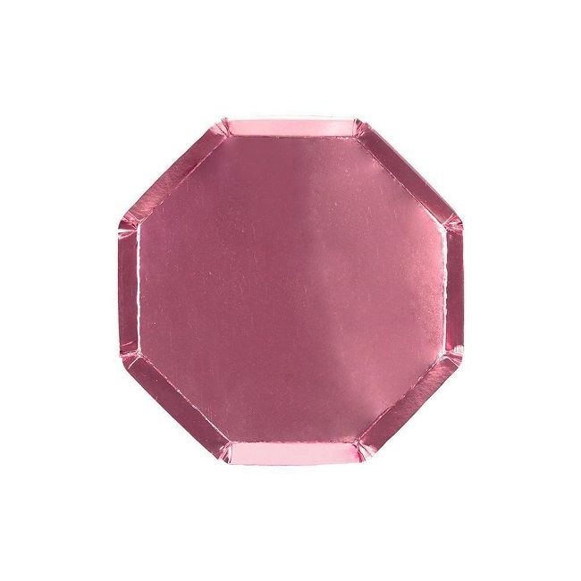 Meri Meri Metallic Pink Cocktail Plates