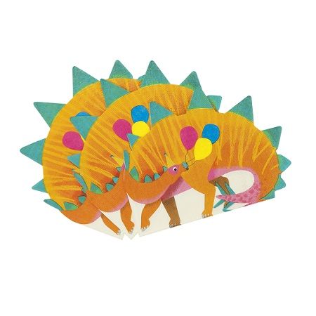 Talking Tables Party Dinosaurs Shaped Napkin