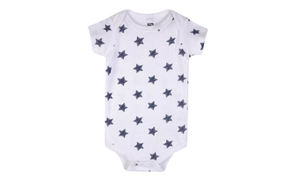 Hudson Childrenswear – Bodysuit 3pcs Set Short Sleeve Mummys Boy – Blue