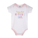 Hudson Childrenswear – Bodysuit 3pcs Set Short Sleeve Mummys Girl – Pink