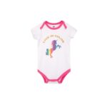 Hudson Baby – Bodysuit 3Pcs Set Short Sleeve – Rainbow Unicorn (0-3M)