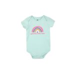 Hudson Baby – Bodysuit 3Pcs Set Short Sleeve – Rainbow Unicorn (3-6M)