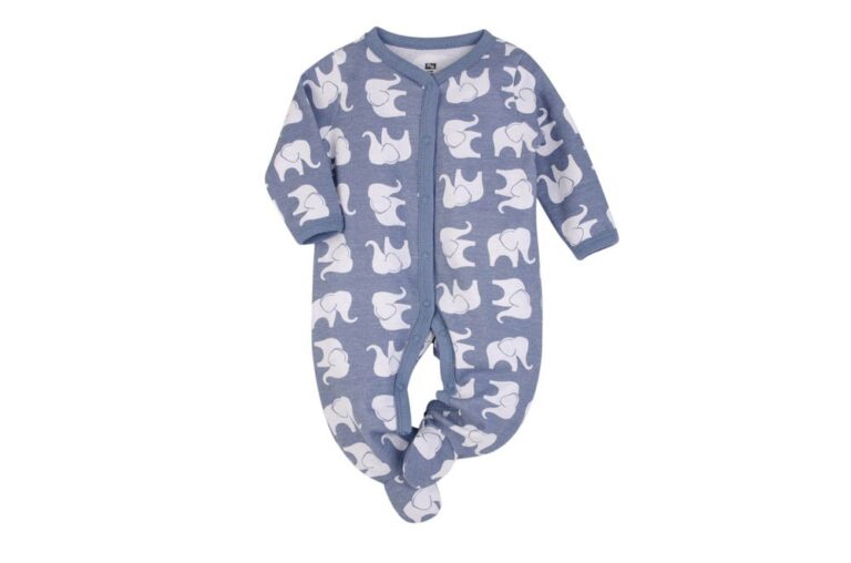 Hudson Childrenswear - Layette Set 3pc Blue Elephant - Blue