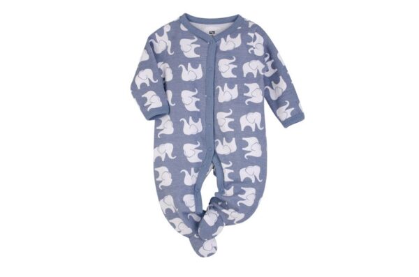 Hudson Childrenswear – Layette Set 3pc Blue Elephant – Blue
