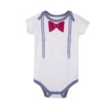 Hudson Childrenswear – Layette Set 3pc Bow Tie – Blue