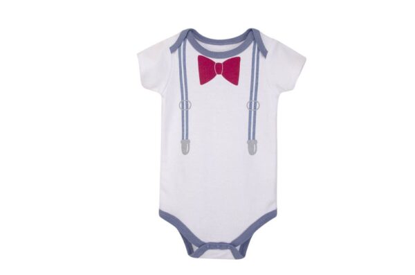 Hudson Childrenswear – Layette Set 3pc Bow Tie – Blue