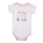 Hudson Childrenswear – Layette Set 3pc Pink – Lattice – Pink