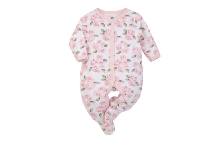 Hudson Childrenswear - Layette Set 3pc Roses - Pink