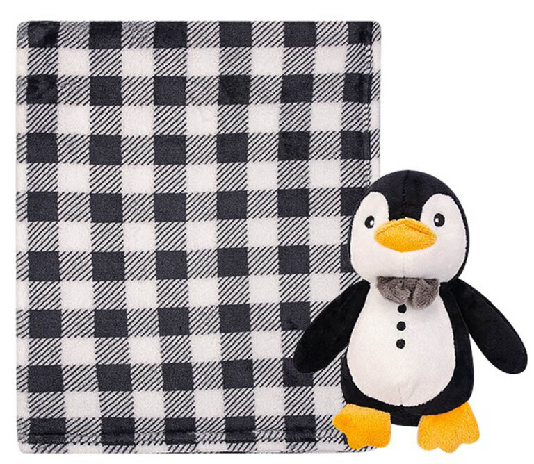 Hudson Childrenswear - Plush Blanket And Toy - Grey