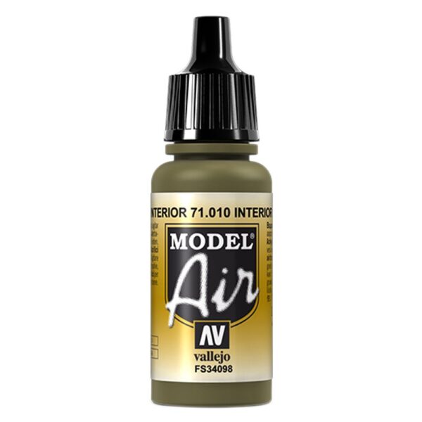 Vallejo – 71.010 Model Air Paint 17ml – Interior Green
