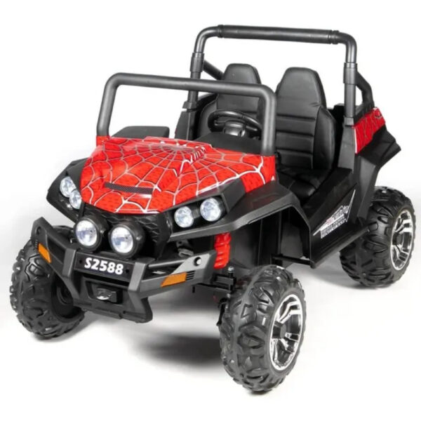 Jeep Spyder Monster 4X4 12V Electric Ride-On Car for Kids – Red