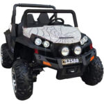 Jeep Spyder Monster 4X4 12V Electric Ride-On Car for Kids – White