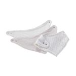Kinder Valley – White 3 Pack Muslin Cloths