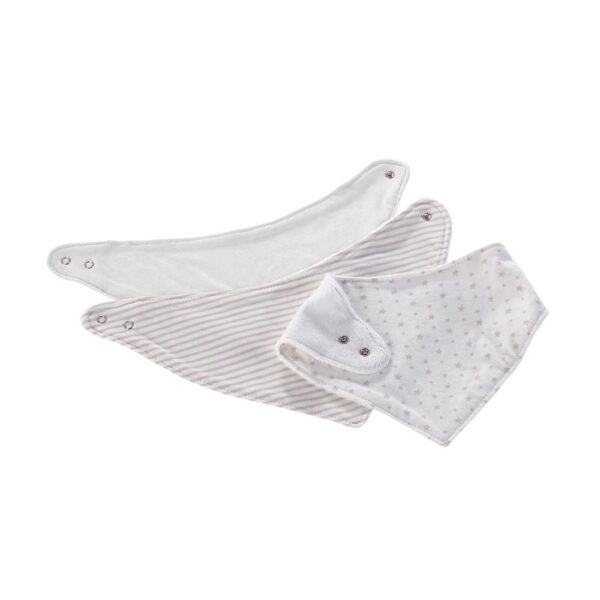Kinder Valley – White 3 Pack Muslin Cloths