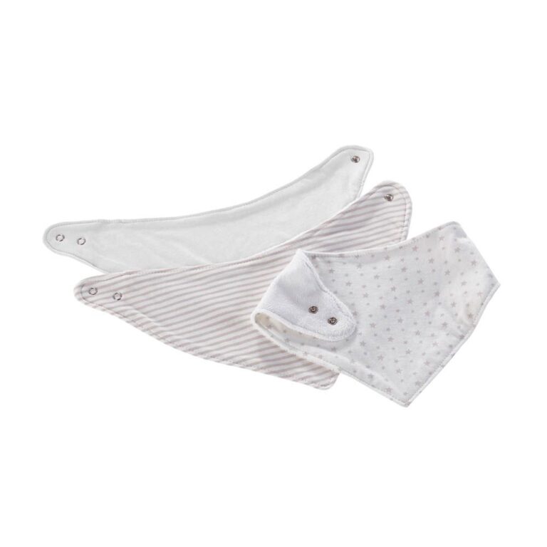 Kinder Valley - White 3 Pack Muslin Cloths