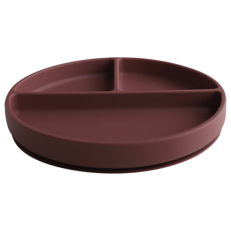 Mushie - Silicone Plate Woodchuck