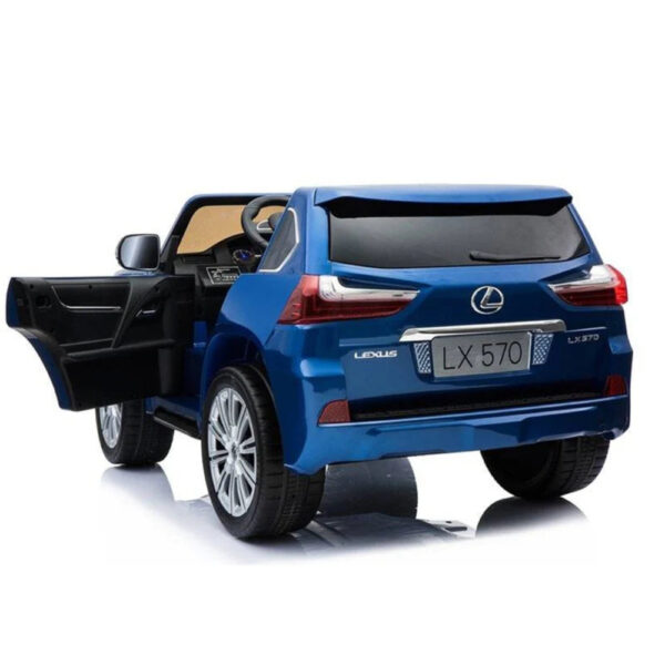 Lexus 12V Kids Electric Ride-On Car – Painted Blue – Licensed, Remote Control, LED Lights & Music