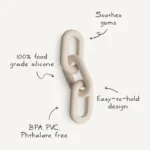 Mushie – Links Teether – Tradewinds