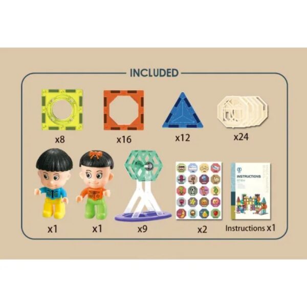 Little Learners – Magnetic Ferris Wheel Set 71pcs