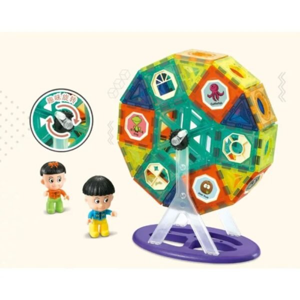 Little Learners – Magnetic Ferris Wheel Set 71pcs