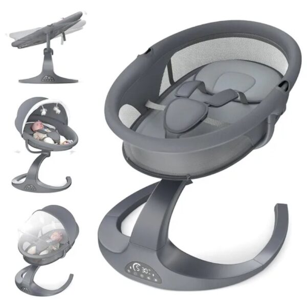 Little Learners – Multifacing Baby Swing Chair – Grey
