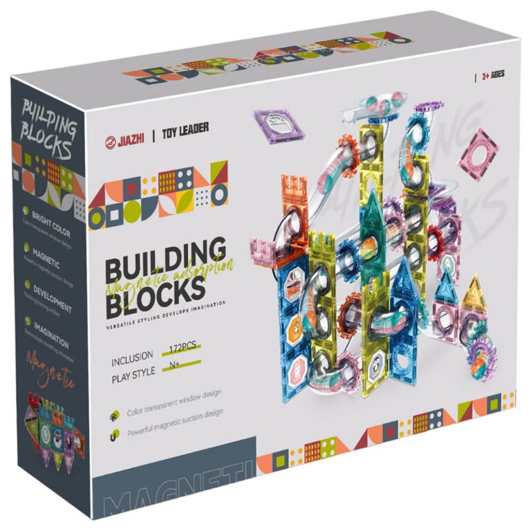 Little Learners - Rolling Ball Gear Magnetic Building Blocks - 172Cs
