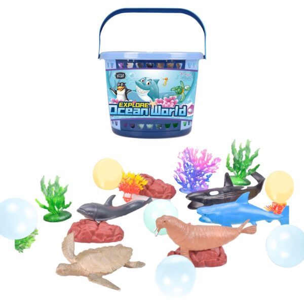 Little Story – 21 Pcs Ocean World Bucket Set