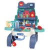 Little Story – 3in1 Doctor/Nurse/Clinic Toy Set School Bag (23 Pcs) – Blue