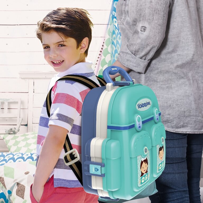 Little Story - 3in1 Doctor/Nurse/Clinic Toy Set School Bag (23 Pcs) - Blue