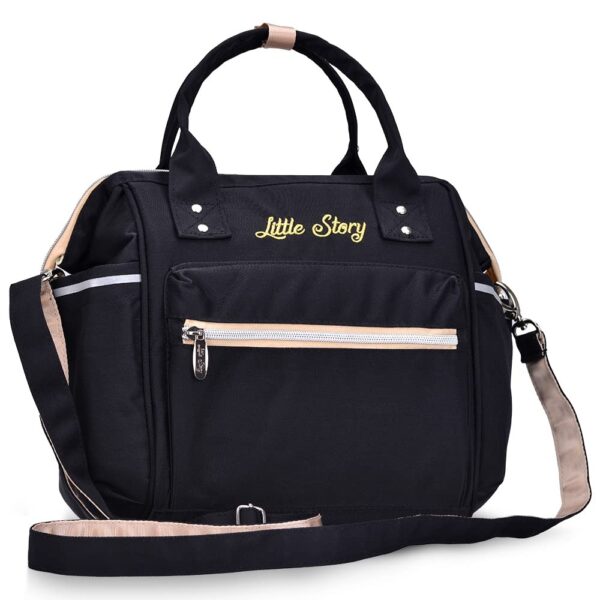 Little Story – Ace Diaper Bag – Black