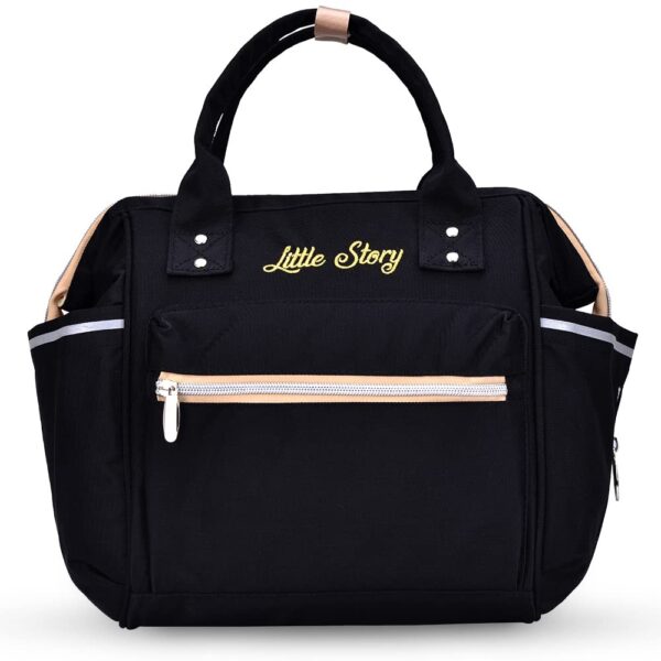 Little Story – Ace Diaper Bag – Black
