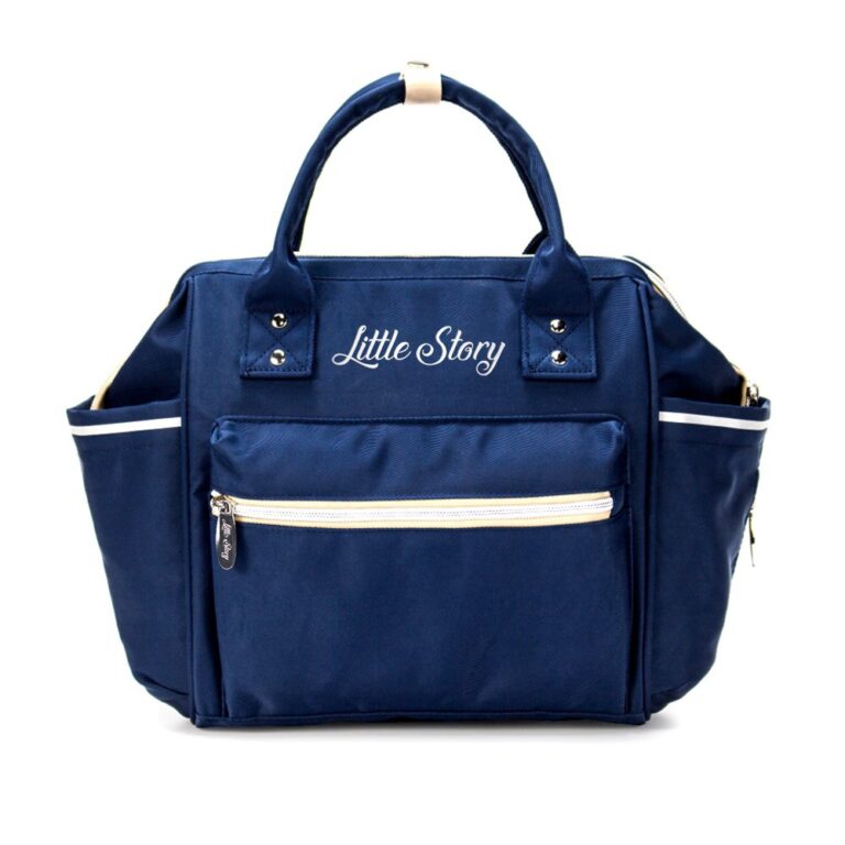 Little Story - Ace Diaper Bag - Blue Beige