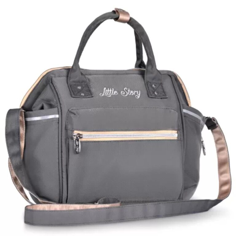 Little Story - Ace Diaper Bag - Grey
