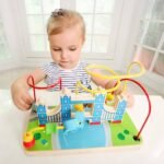Little Story Activity Beads Maze Montessori Wooden Toy – Multicolor