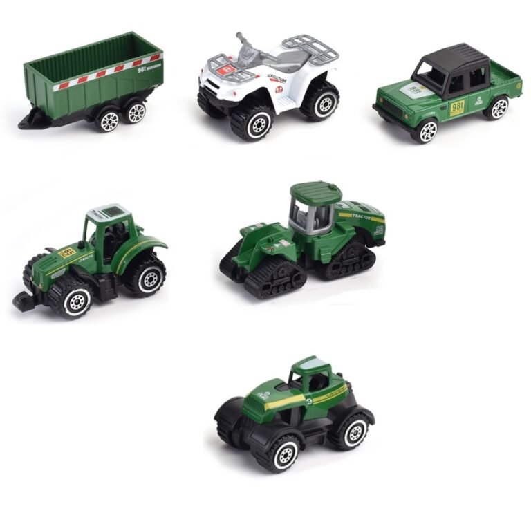 Little Story - Alloy Sliding Farmer's Vehicle (6Pcs) - Multicolor