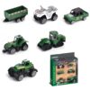 Little Story – Alloy Sliding Farmer’s Vehicle (6Pcs) – Multicolor
