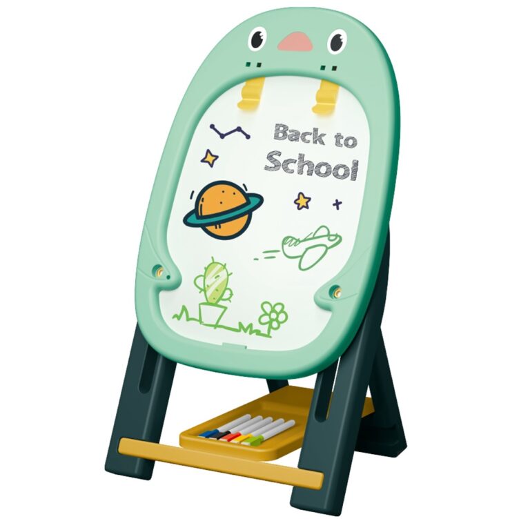 Little Story - Artist Penguin Double Sided Magnetic Drawing Board (46 Pcs) - Green