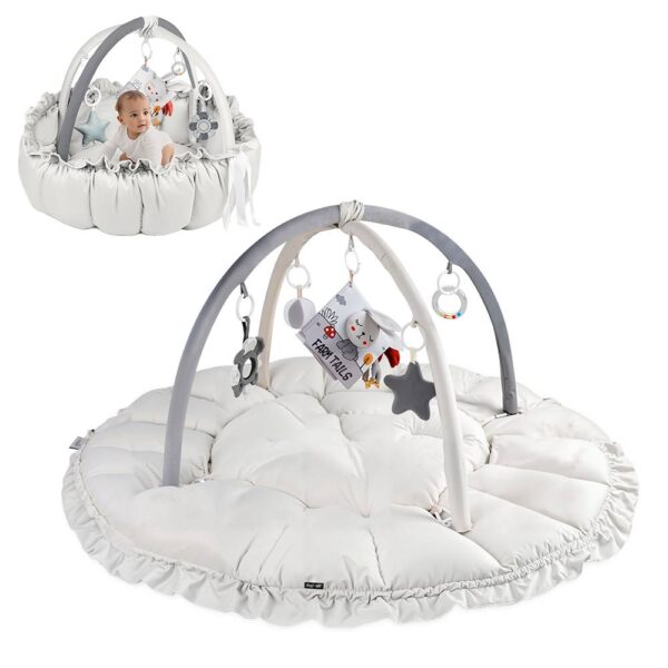 Little Story – Baby 5-in-1 Play Mat/Activity Gym – White
