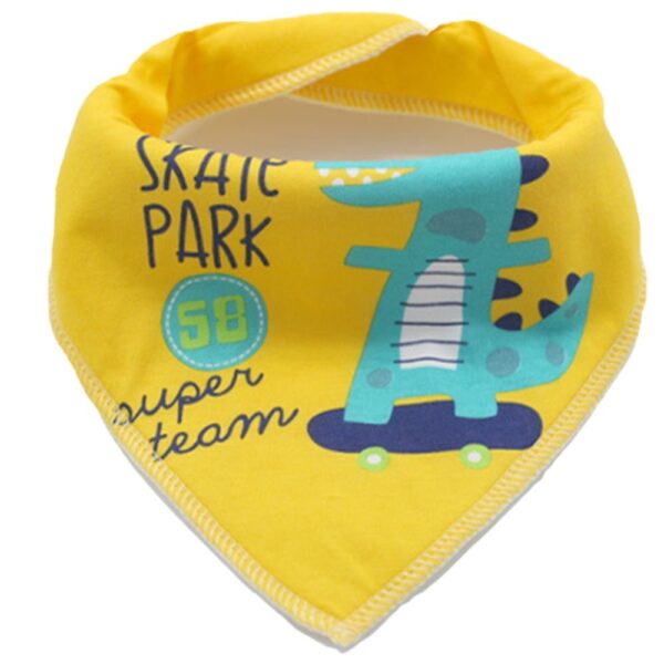 Little Story – Bandana Drool Bibs Set of 4 Dinosaur