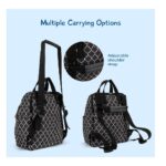 Little Story – Diaper Backpack with Changing Mat and Bottle Bag – set of 3 – Black