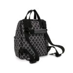 Little Story – Diaper Backpack with Changing Mat and Bottle Bag – set of 3 – Black