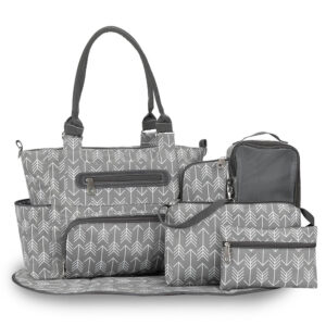Childhome – Mommy Bag Signature Canvas – Green