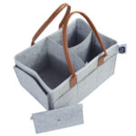 Little Story – Diaper Caddy + Travel Pouch Medium – Grey