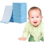 Little Story – Disposable Diaper Changing Mats – Pack Of 100Pcs – Blue