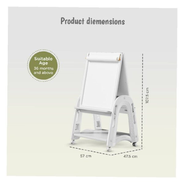 Little Story Double Sided Drawing Board – White