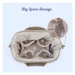 Little Story Elva Diaper Bag with Stroller Straps – Beige