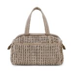Little Story Elva Diaper Bag with Stroller Straps – Beige