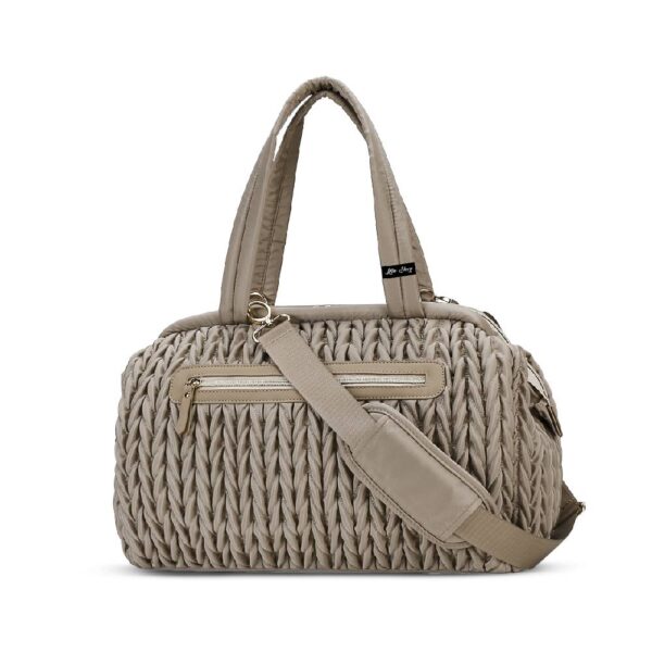 Little Story Elva Diaper Bag with Stroller Straps – Beige