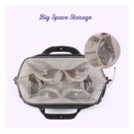 Little Story Elva Diaper Bag with Stroller Straps – Black